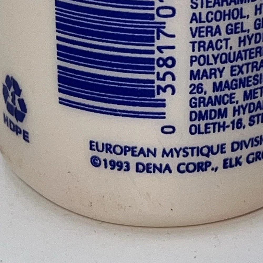Vintage 1993 European‎ Mystique Texturizing Extra Body Conditioner 12oz NOS Prop